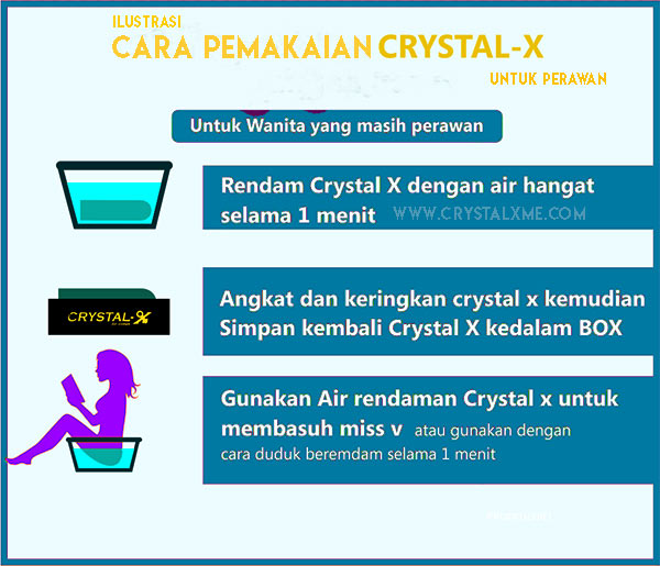 cara pakai crystal x